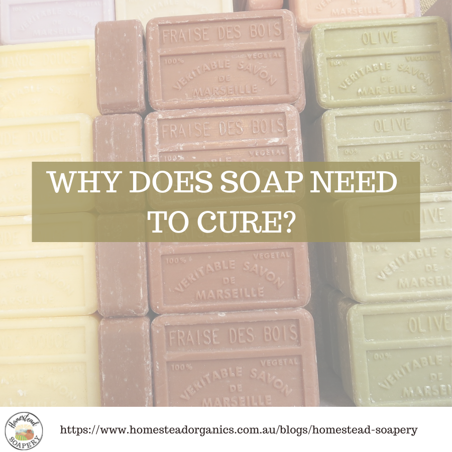 Why does soap need to cure?