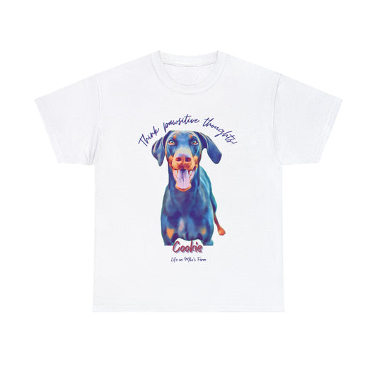 Think Pawsitive Thoughts Cookie Tee