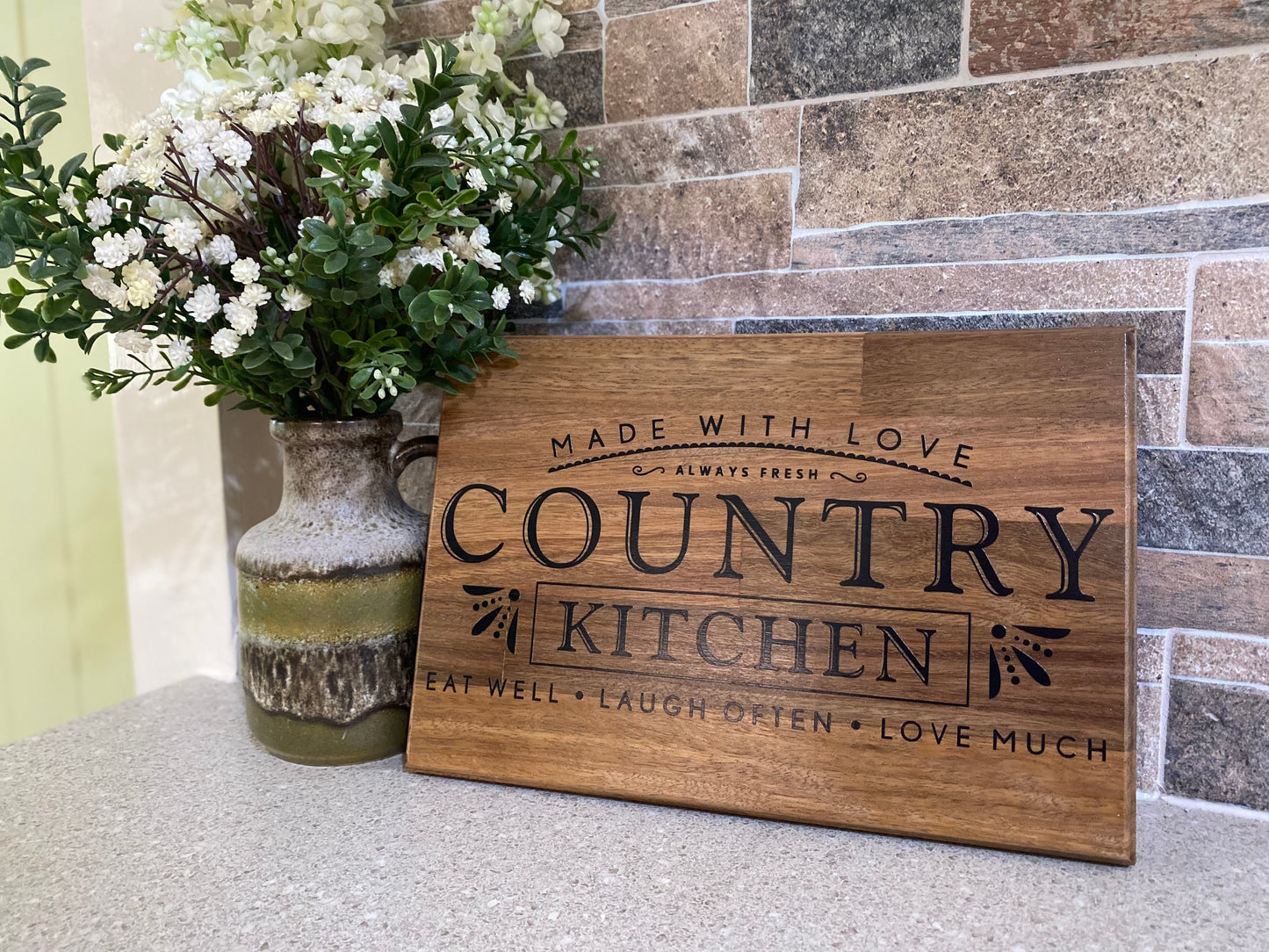 Country Kitchen – Made with love | 20cm x 30cm